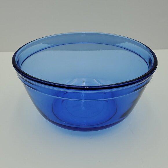 Anchor Hocking Cobalt Blue 1.5 Quart Mixing Bowl Anchor Ovenware 1.5 Qt Bowl - Picture 1 of 5